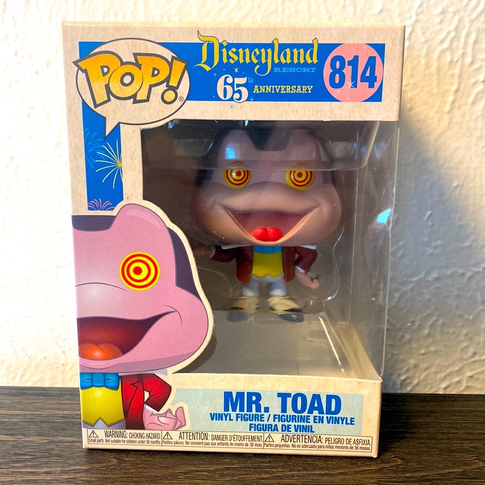 Funko Pop Disneyland 65th anniversary Mr.Toad #814